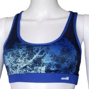 Avia Women's Blue Sports Bra Size S.